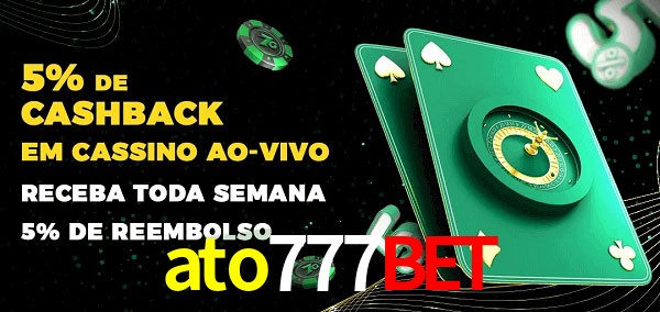 Promoções do cassino ao Vivo ato777bet