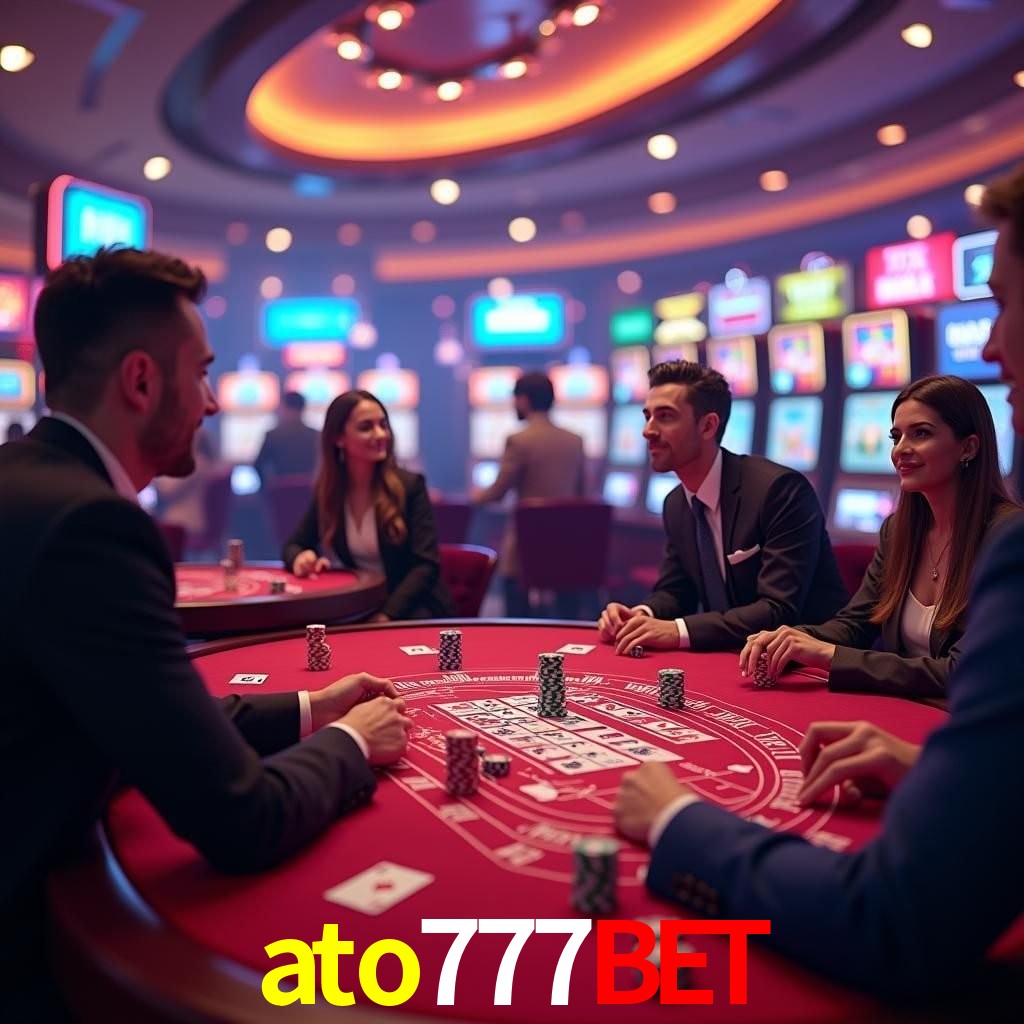 Interface do App ato777bet